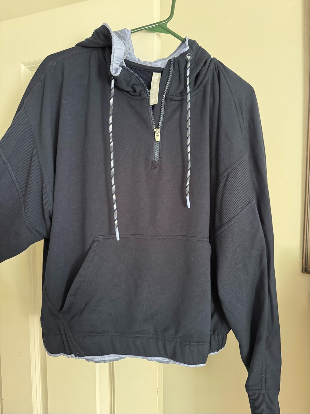 Athleta Hooded Quarter Zip